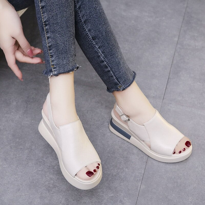 NICE CASUAL SANDALS WITH PLATFORM